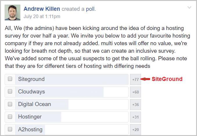 A2-Hosting-vs-SiteGround-Facebook-Polls